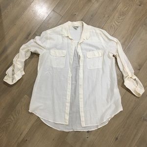 Lucky Brand Button Up Blouse. Like New. Medium.